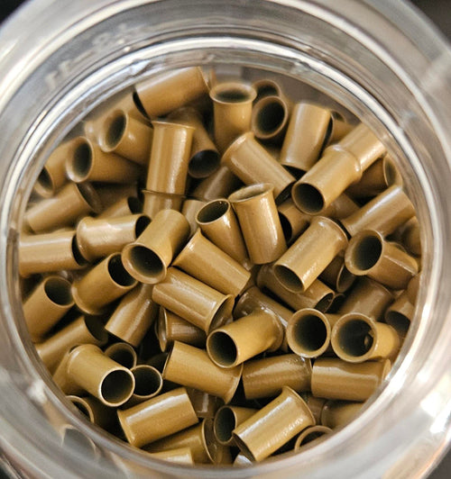 Coils/ Beads for Extensions - Copper Flare - I-Tip